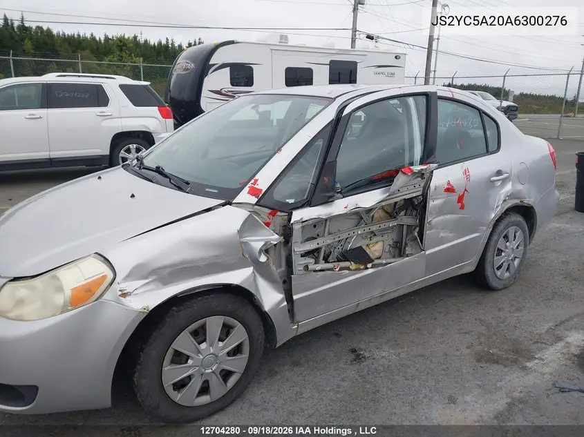 2010 SUZUKI SX4 VIN JS2YC5A20A6300276 — фото 6