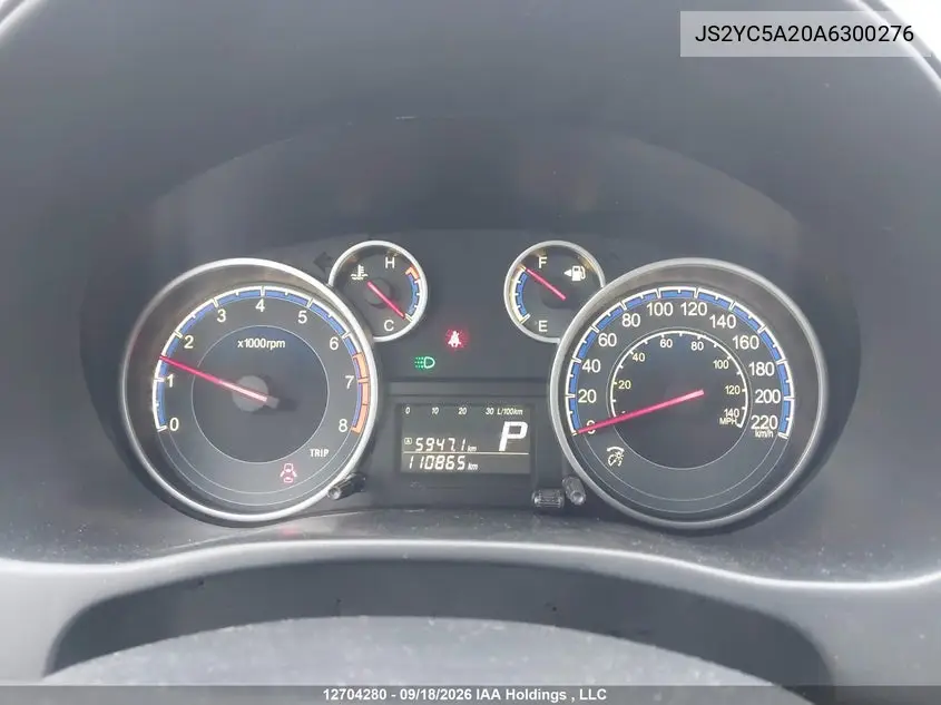 2010 SUZUKI SX4 VIN JS2YC5A20A6300276 — фото 7