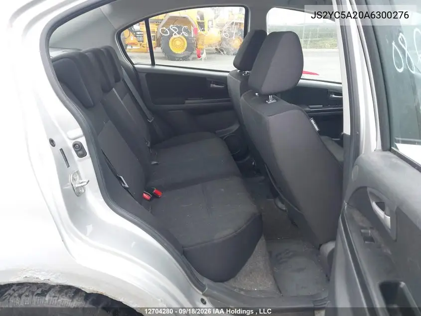 2010 SUZUKI SX4 VIN JS2YC5A20A6300276 — фото 8