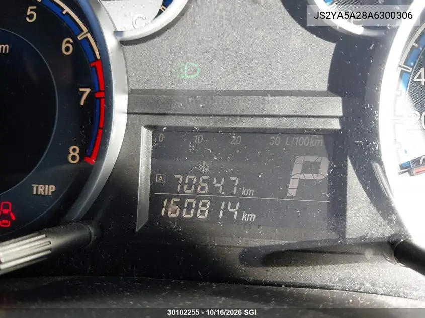 2010 SUZUKI SX4 VIN JS2YA5A28A6300306 — фото 12