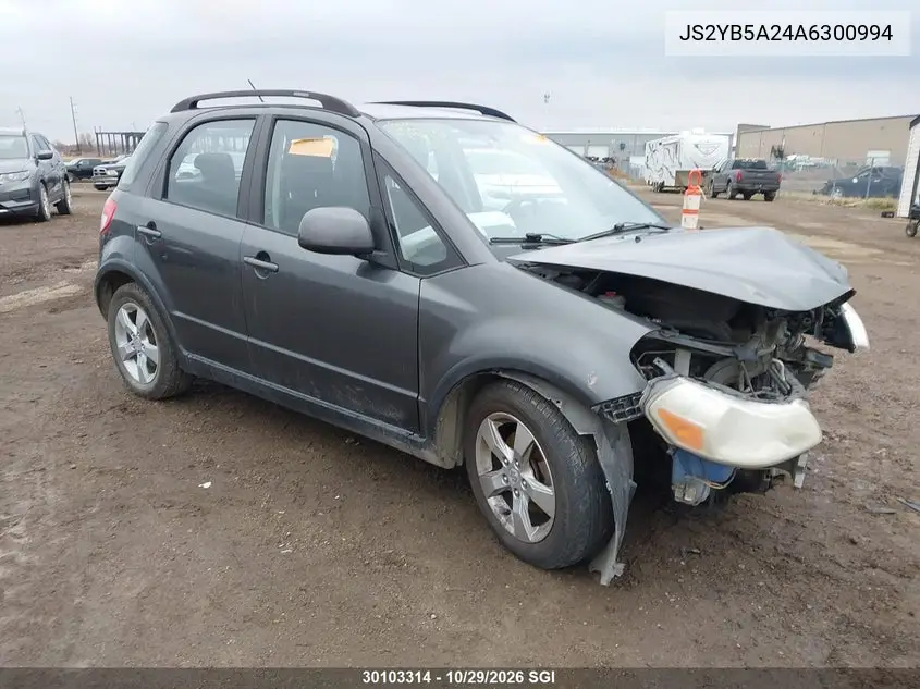 SUZUKI SX4 2010, VIN JS2YB5A24A6300994