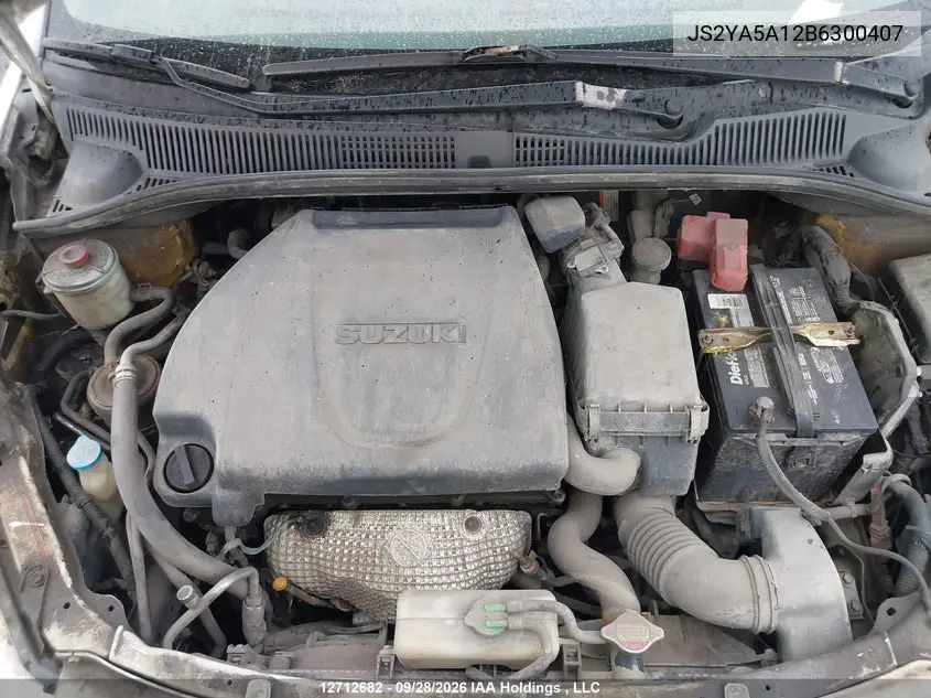 2011 SUZUKI SX4 VIN JS2YA5A12B6300407 — фото 10