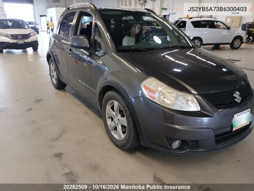 SUZUKI SX4 2011, VIN JS2YB5A73B6300403