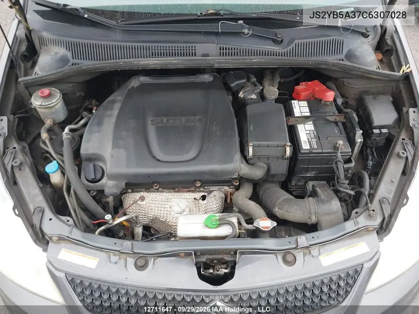 2012 SUZUKI SX4 VIN JS2YB5A37C6307028 — фото 10