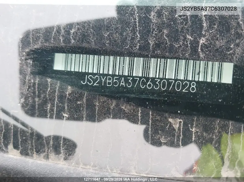 2012 SUZUKI SX4 VIN JS2YB5A37C6307028 — фото 19