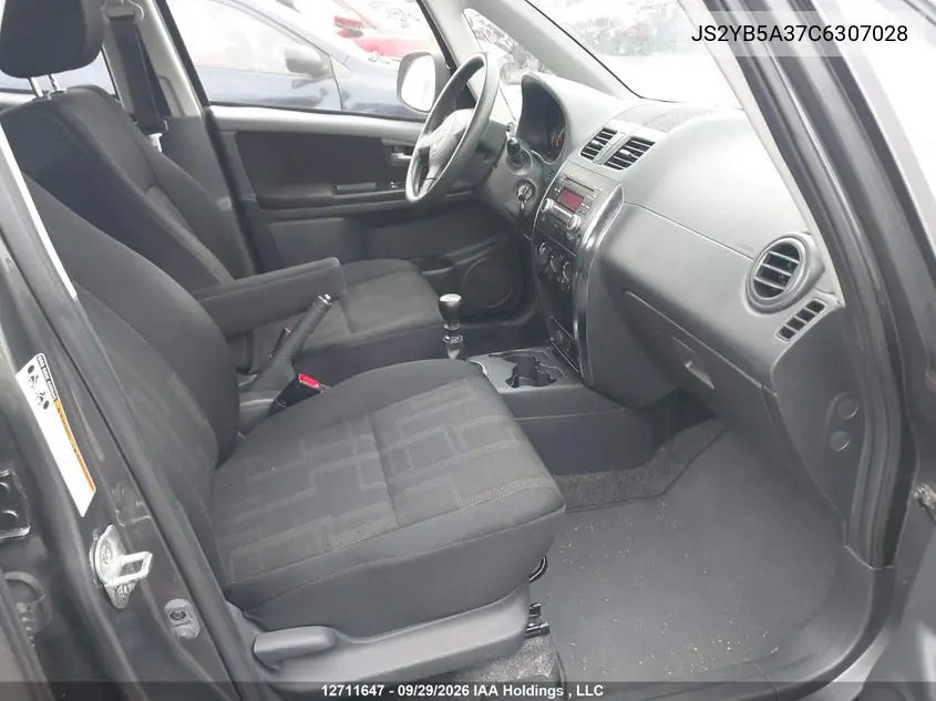 2012 SUZUKI SX4 VIN JS2YB5A37C6307028 — фото 5