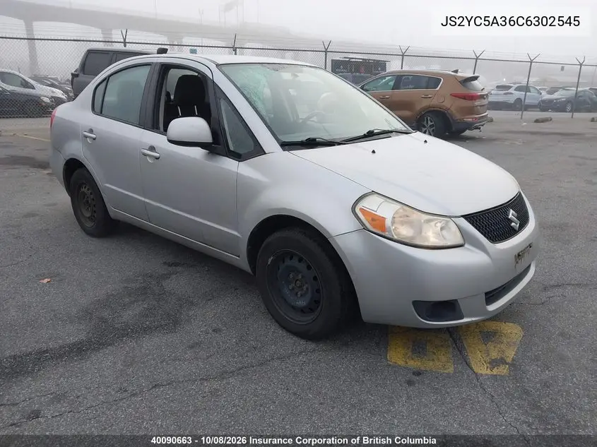 SUZUKI SX4 2012, VIN JS2YC5A36C6302545