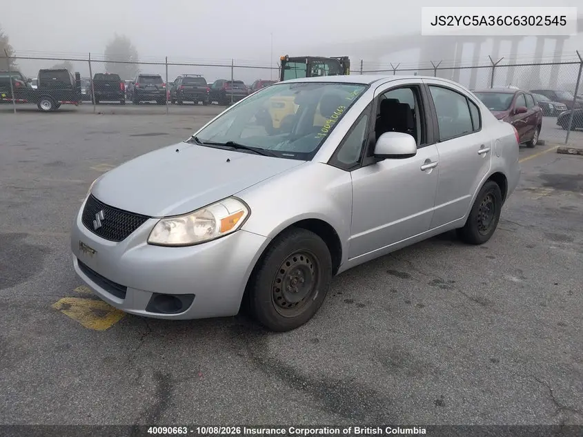 2012 SUZUKI SX4 VIN JS2YC5A36C6302545 — фото 2