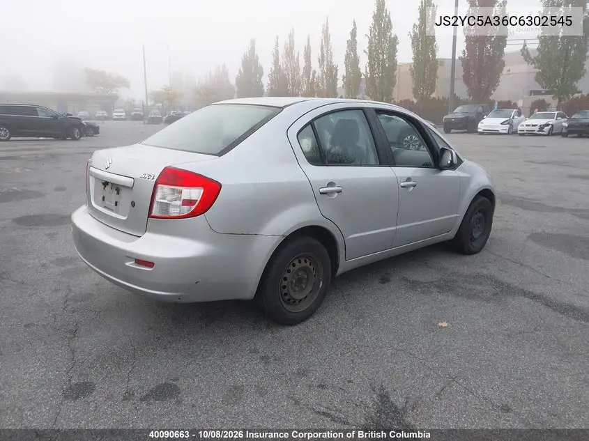 2012 SUZUKI SX4 VIN JS2YC5A36C6302545 — фото 4