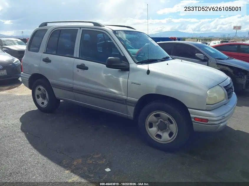 SUZUKI VITARA 2002, VIN 2S3TD52V626105001