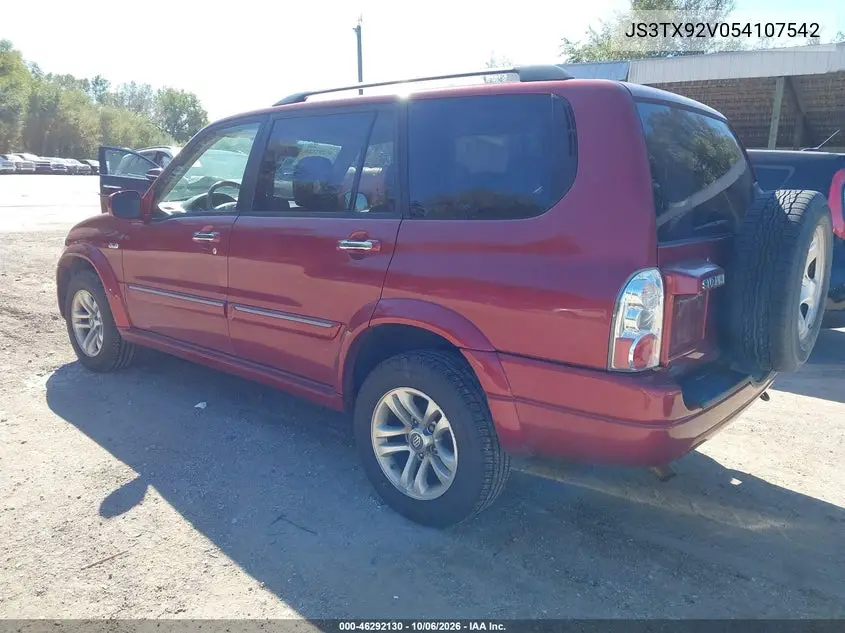 2005 SUZUKI XL7 VIN JS3TX92V054107542 — фото 3
