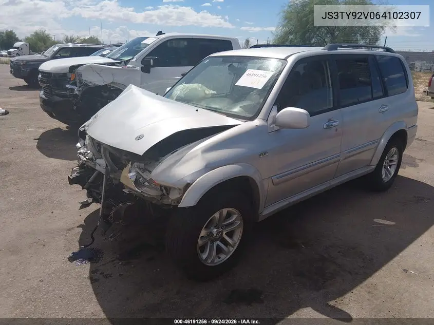 2006 SUZUKI XL7 VIN JS3TY92V064102307 — фото 2