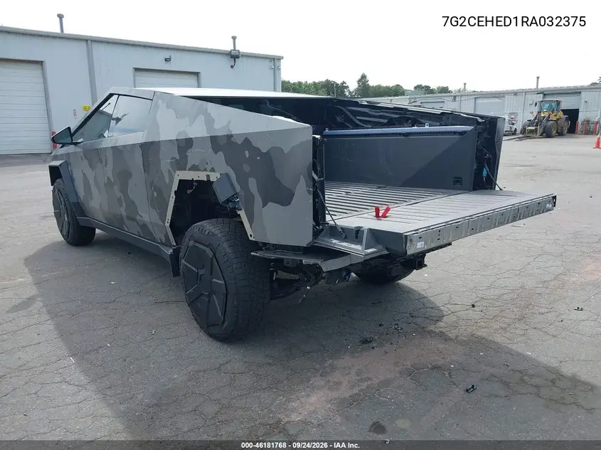 2024 TESLA CYBERTRUCK VIN 7G2CEHED1RA032375 — фото 3