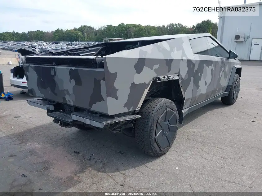 2024 TESLA CYBERTRUCK VIN 7G2CEHED1RA032375 — фото 4
