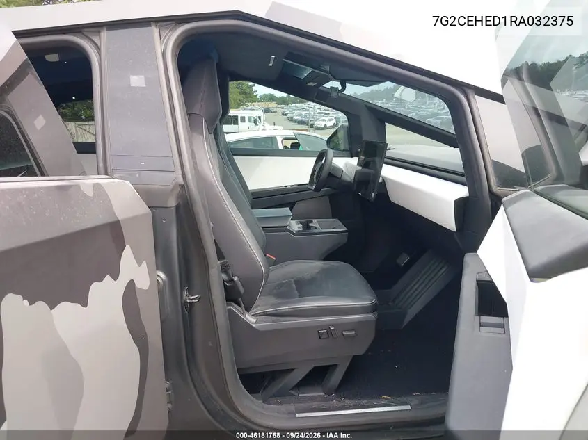 2024 TESLA CYBERTRUCK VIN 7G2CEHED1RA032375 — фото 5
