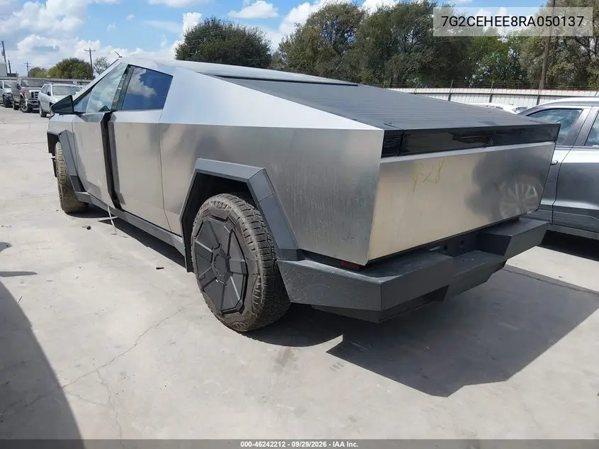 2024 TESLA CYBERTRUCK VIN 7G2CEHEE8RA050137 — фото 3