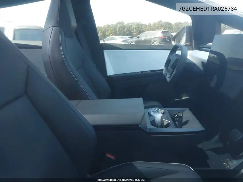 2024 TESLA CYBERTRUCK VIN 7G2CEHED1RA025734 — фото 5