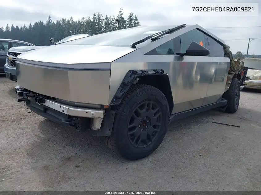 2024 TESLA CYBERTRUCK VIN 7G2CEHED4RA009821 — фото 2