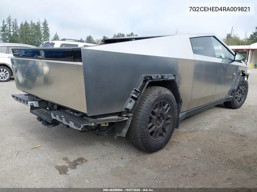 2024 TESLA CYBERTRUCK VIN 7G2CEHED4RA009821 — фото 4