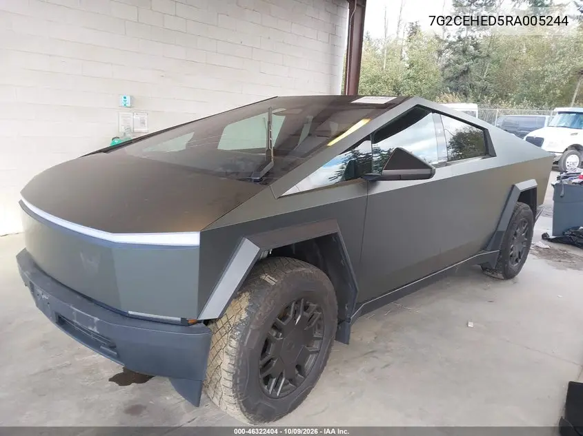 2024 TESLA CYBERTRUCK VIN 7G2CEHED5RA005244 — фото 2