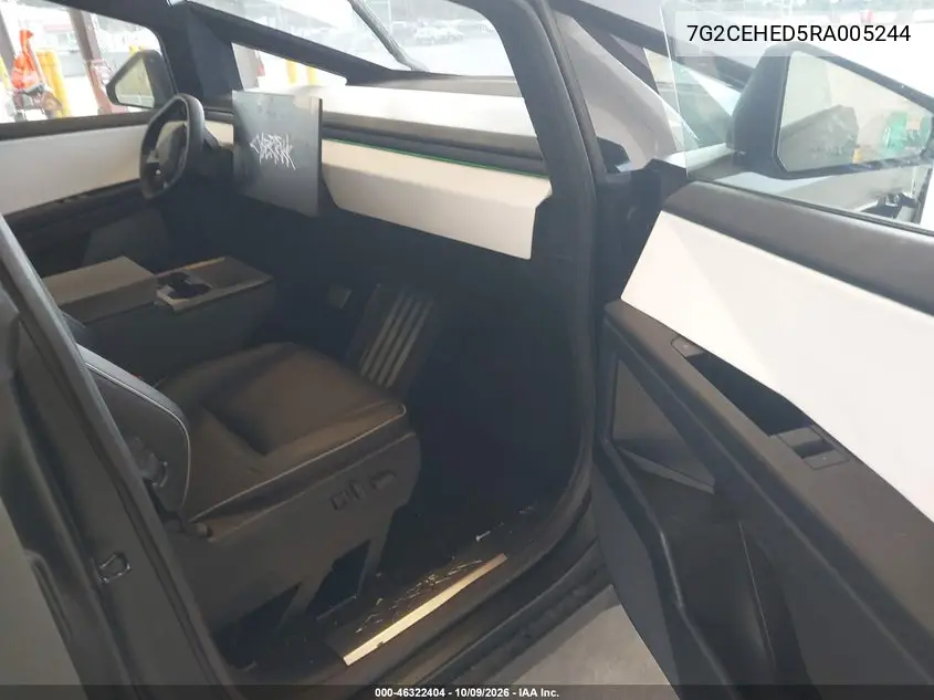 2024 TESLA CYBERTRUCK VIN 7G2CEHED5RA005244 — фото 5