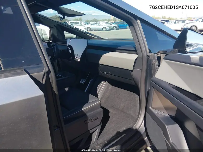 2025 TESLA CYBERTRUCK VIN 7G2CEHED1SA071005 — фото 5