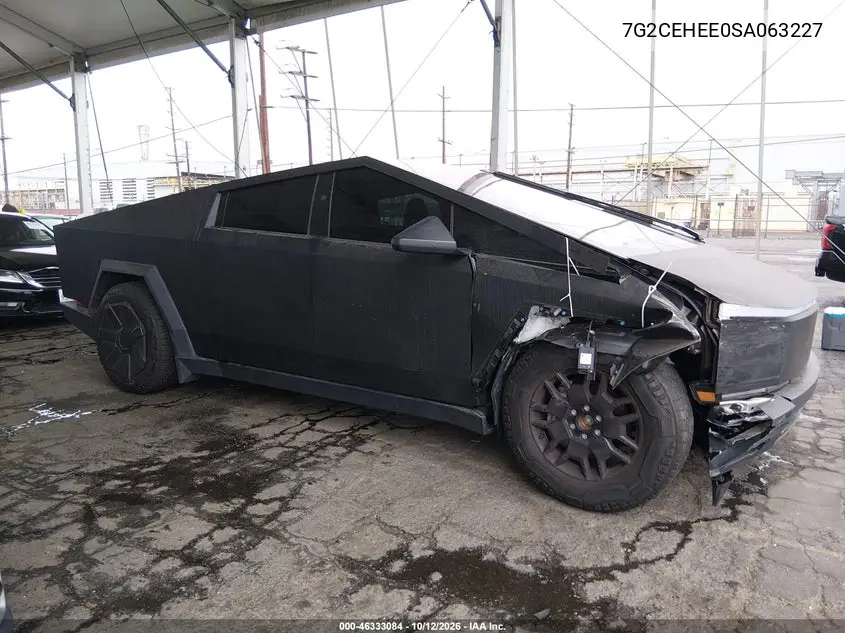 2025 TESLA CYBERTRUCK VIN 7G2CEHEE0SA063227 — фото 12