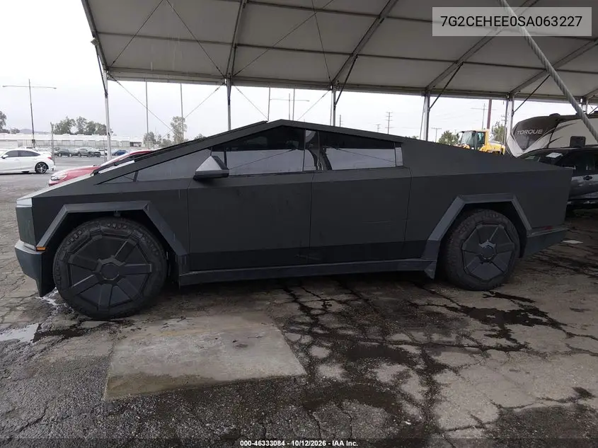 2025 TESLA CYBERTRUCK VIN 7G2CEHEE0SA063227 — фото 13