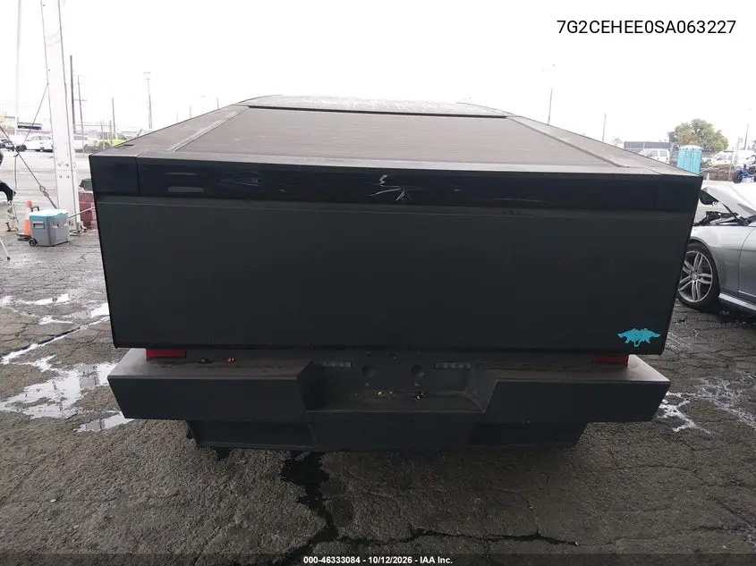 2025 TESLA CYBERTRUCK VIN 7G2CEHEE0SA063227 — фото 15