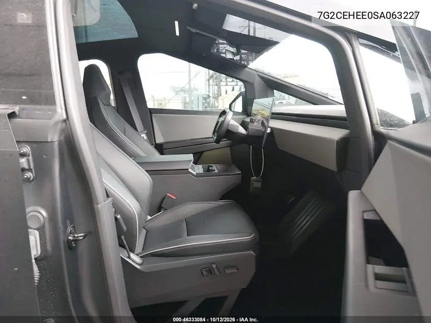 2025 TESLA CYBERTRUCK VIN 7G2CEHEE0SA063227 — фото 5