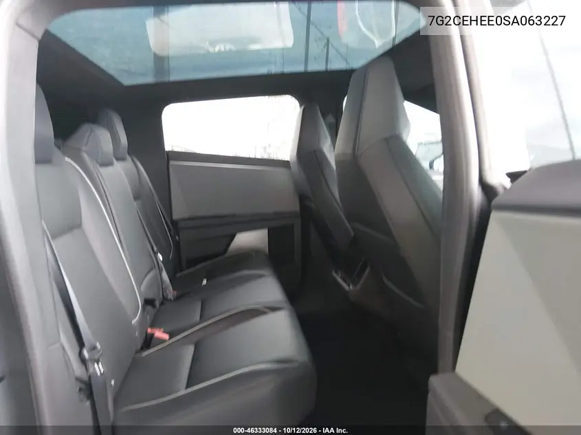 2025 TESLA CYBERTRUCK VIN 7G2CEHEE0SA063227 — фото 8