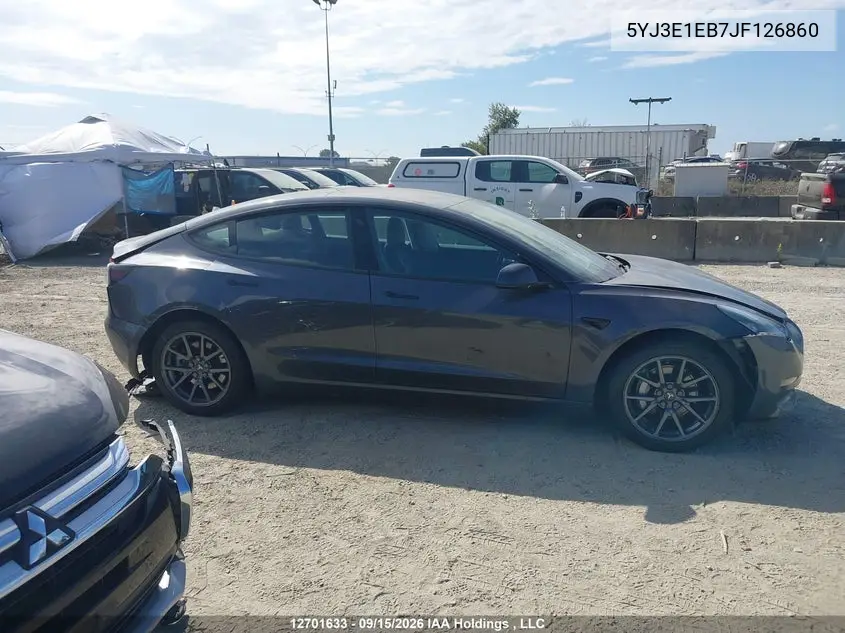 2018 TESLA MODEL 3 VIN 5YJ3E1EB7JF126860 — фото 14