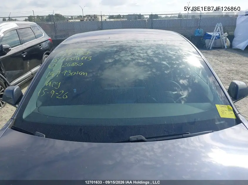 2018 TESLA MODEL 3 VIN 5YJ3E1EB7JF126860 — фото 18