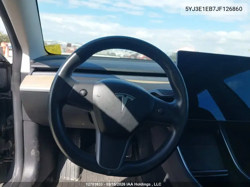 2018 TESLA MODEL 3 VIN 5YJ3E1EB7JF126860 — фото 20