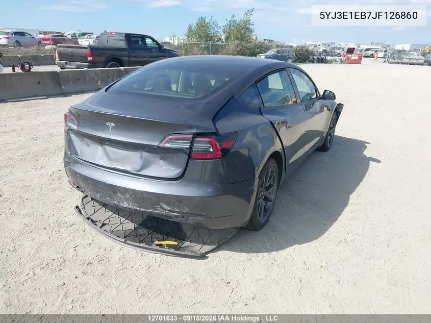 2018 TESLA MODEL 3 VIN 5YJ3E1EB7JF126860 — фото 4