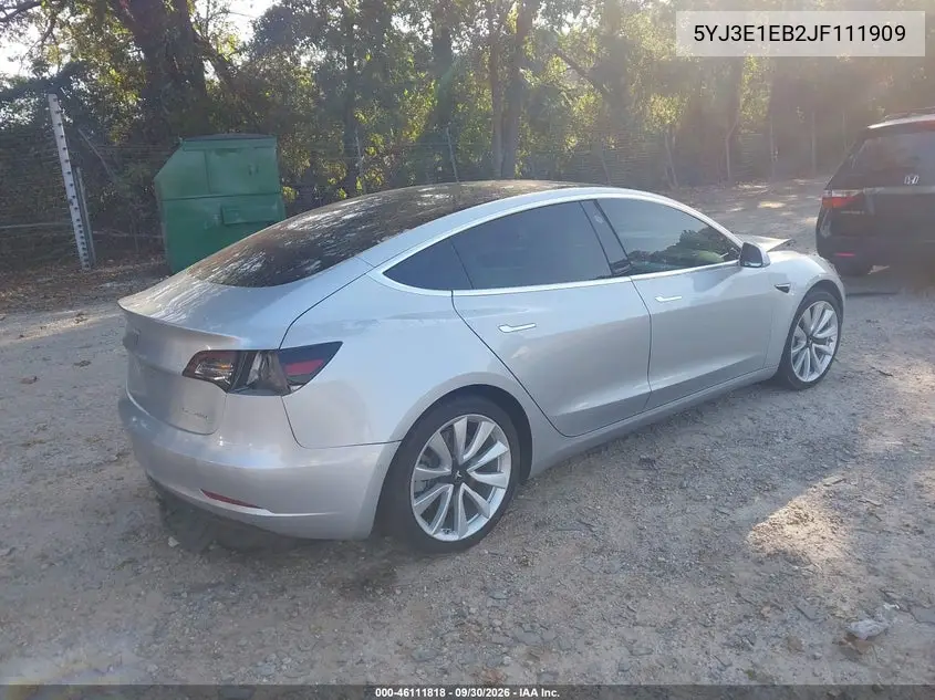 2018 TESLA MODEL 3 VIN 5YJ3E1EB2JF111909 — фото 4