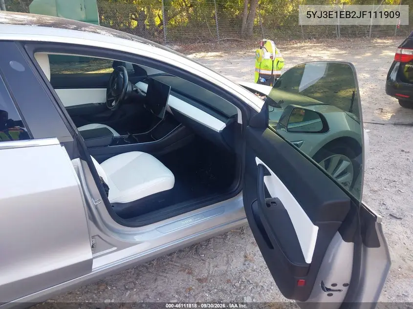 2018 TESLA MODEL 3 VIN 5YJ3E1EB2JF111909 — фото 5