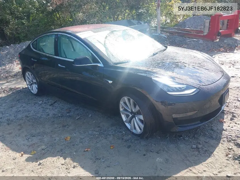 TESLA MODEL 3 2018, VIN 5YJ3E1EB6JF182823