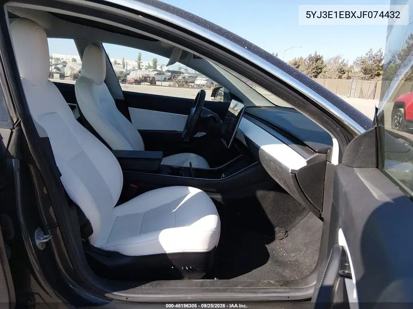 2018 TESLA MODEL 3 VIN 5YJ3E1EBXJF074432 — фото 5