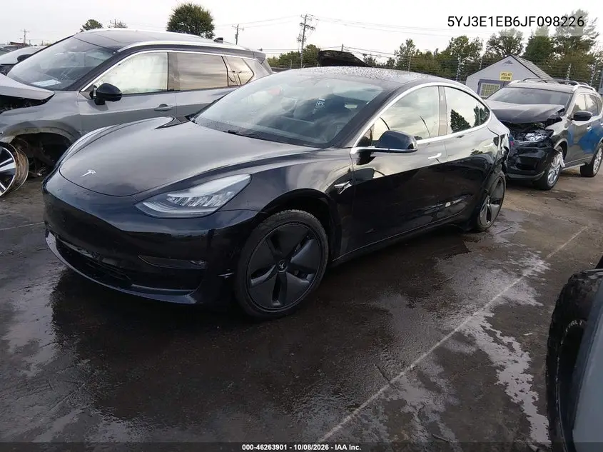 2018 TESLA MODEL 3 VIN 5YJ3E1EB6JF098226 — фото 2