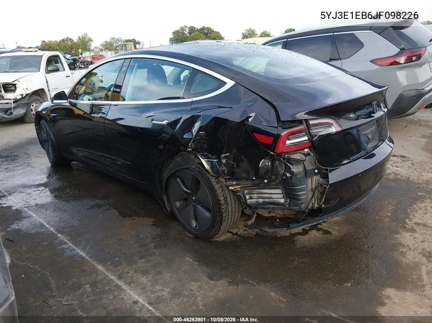 2018 TESLA MODEL 3 VIN 5YJ3E1EB6JF098226 — фото 3