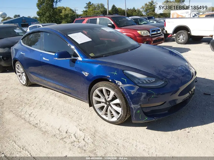 TESLA MODEL 3 2018, VIN 5YJ3E1EB5JF185499