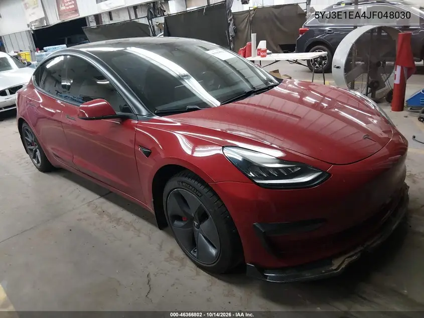 TESLA MODEL 3 2018, VIN 5YJ3E1EA4JF048030