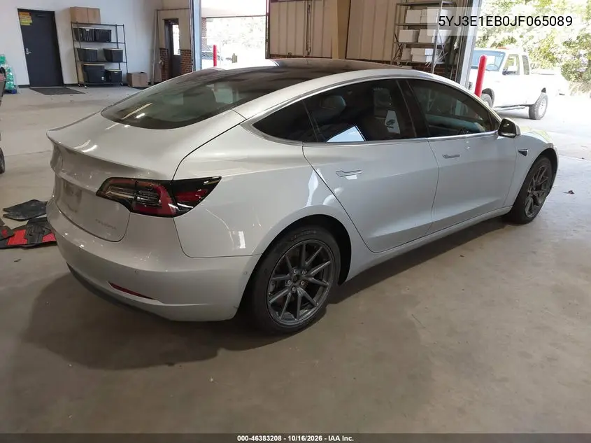 2018 TESLA MODEL 3 VIN 5YJ3E1EB0JF065089 — фото 4