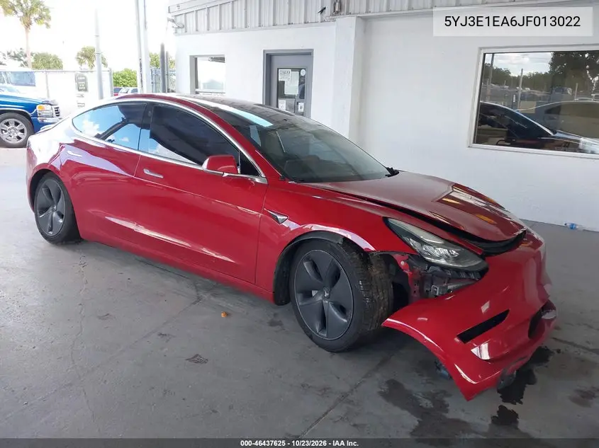 TESLA MODEL 3 2018, VIN 5YJ3E1EA6JF013022