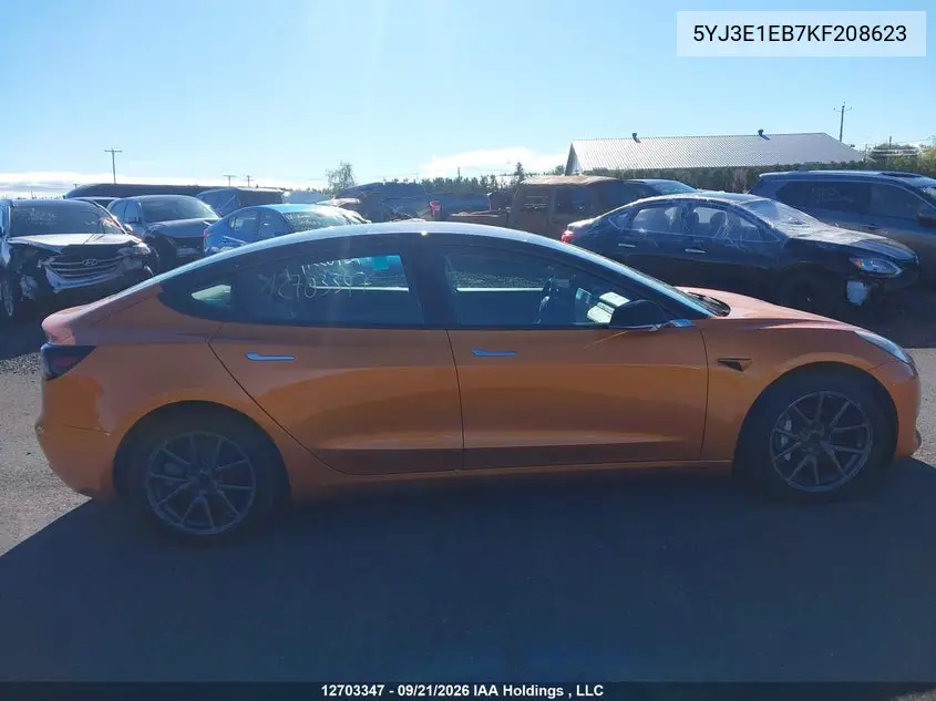 2019 TESLA MODEL 3 VIN 5YJ3E1EB7KF208623 — фото 13