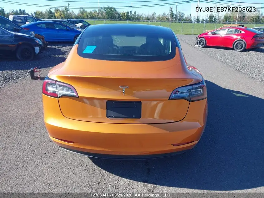2019 TESLA MODEL 3 VIN 5YJ3E1EB7KF208623 — фото 16