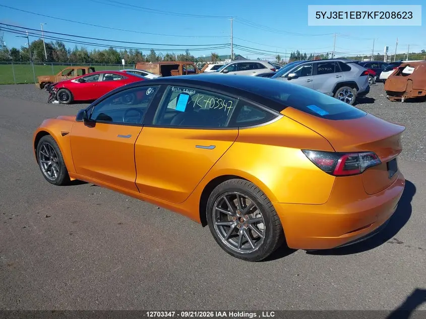 2019 TESLA MODEL 3 VIN 5YJ3E1EB7KF208623 — фото 4