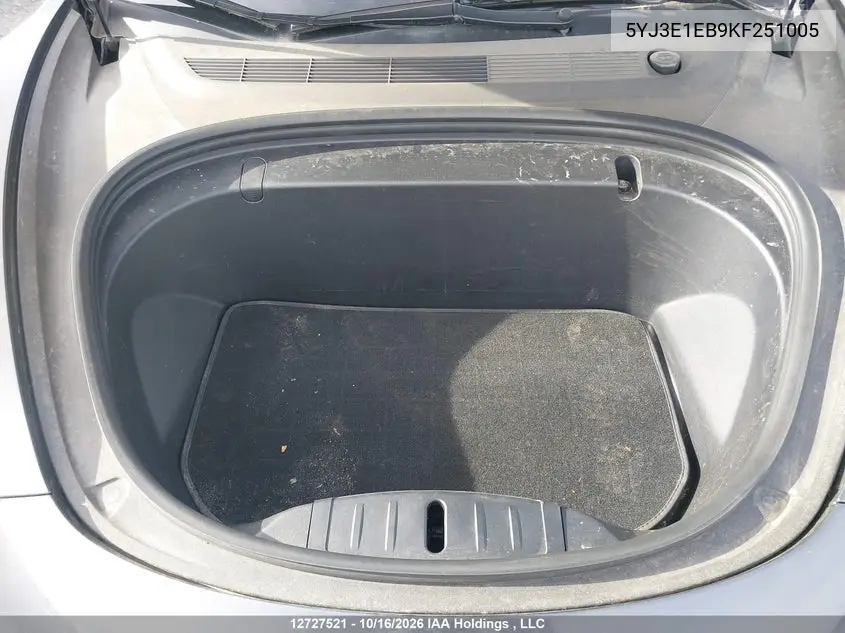 2019 TESLA MODEL 3 VIN 5YJ3E1EB9KF251005 — фото 10
