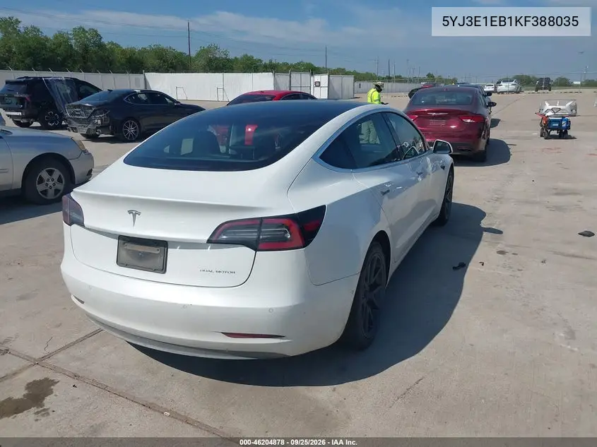 2019 TESLA MODEL 3 VIN 5YJ3E1EB1KF388035 — фото 4